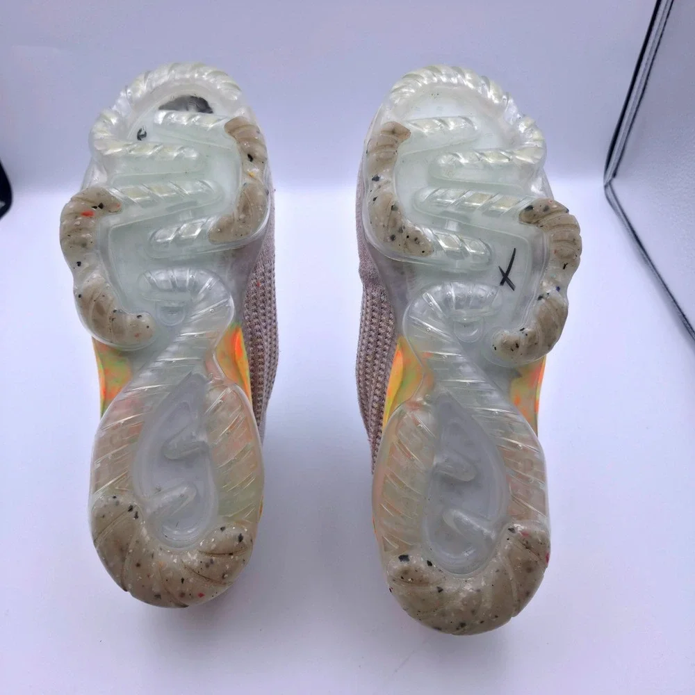 Nike Air VaporMax 2020 Flyknit 6Y Oatmeal Light Bone CJ4069-005 FastFit Running